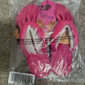 NWT Pedi Couture Pink Toe Separator Sandals